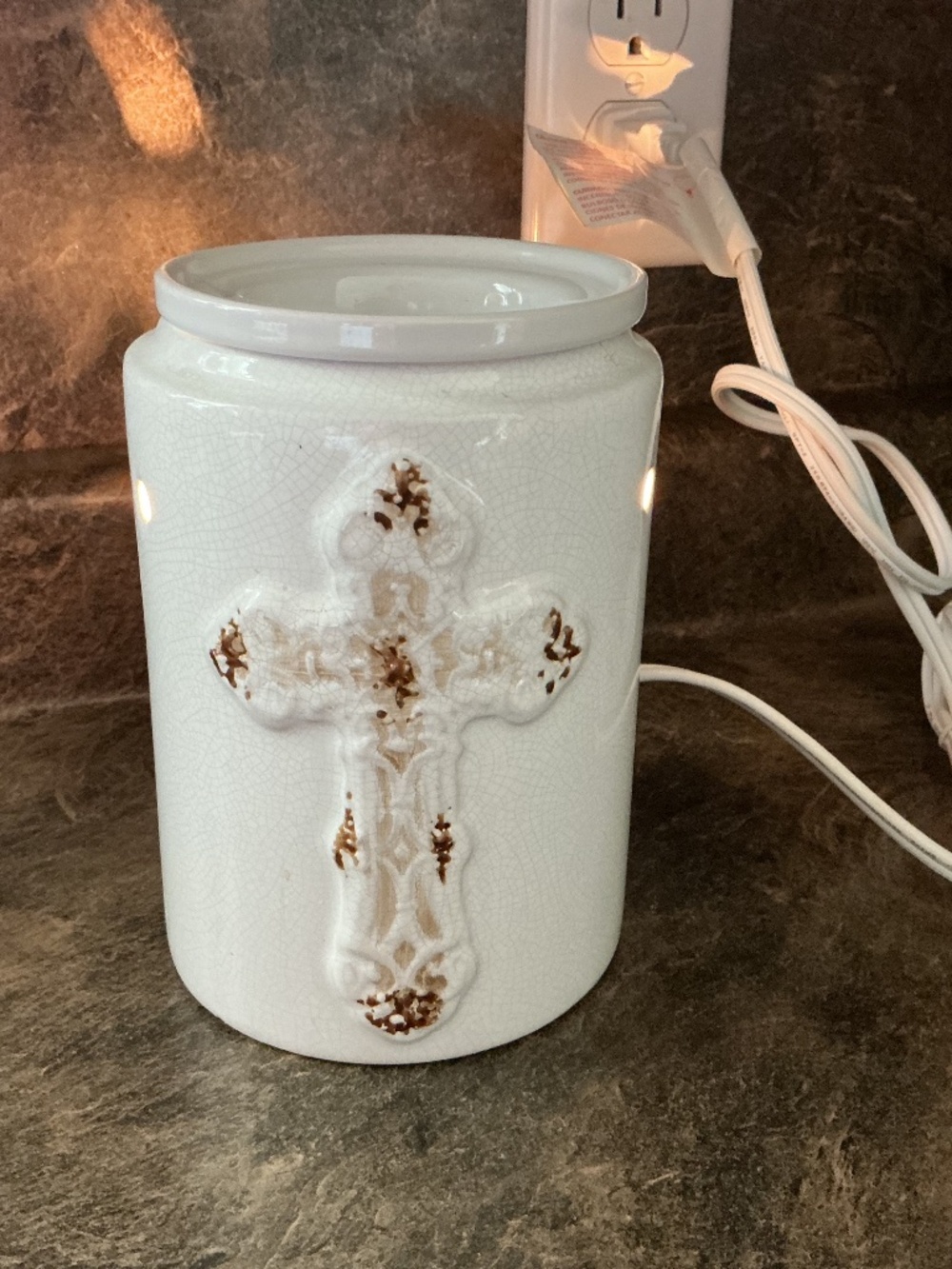Scentsy Antique Cross Full Size Warmer